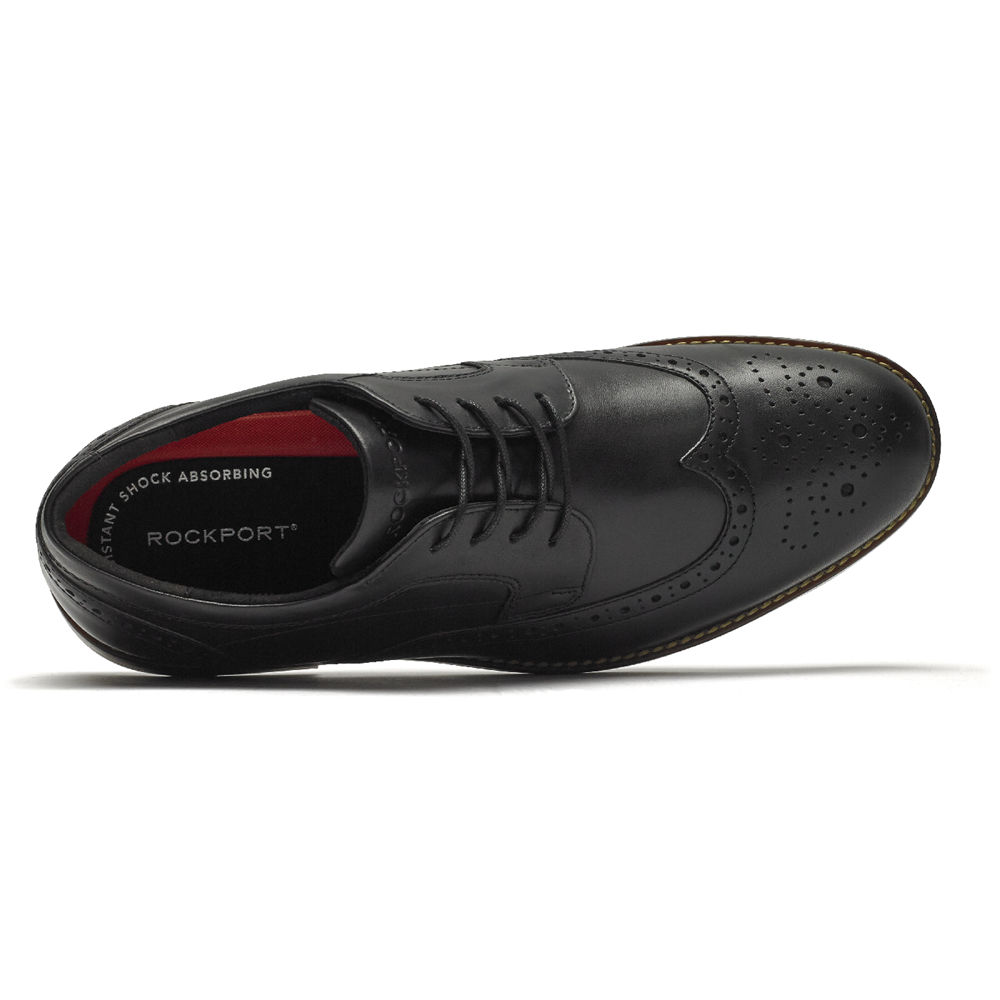 Rockport Snörskor Herr Svarta - Dustyn Wingtip - PDFEK8540